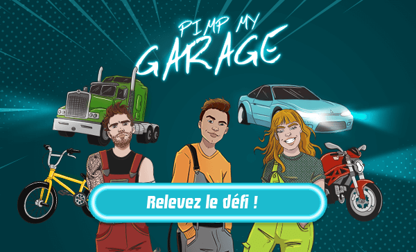 À UN JOUR de la Semaine des services de l’automobile et de la mobilité, teste le jeu pédagogique : PIMP MY GARAGE